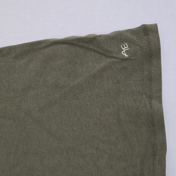 American Eagle Olive Green Lace Trim Tank Top Cami Y2k - Size L - NWT - Picture 6 of 10